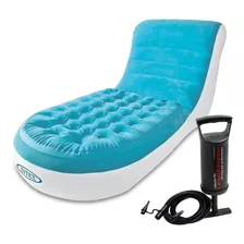 Sillon Inflable Intex Splash Lounge Resistente + Inflador