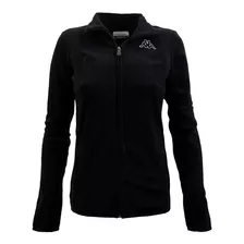 Campera Kappa Micro Polar Mujer Original Negro