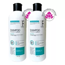 Shampoo Sabila Regenerante E Hidratante Francis® 1lt. 2pzs.