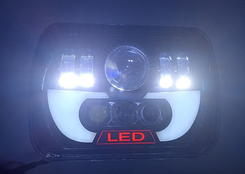 Faros Ledr Lupa Alta Intensidad Camion Ford Fseries Foto 8