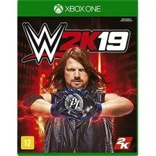 Jogo Xbox One Wwe 2k19 Mídia Física - Novo - Luta