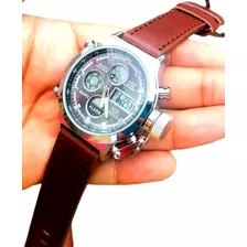 Reloj Para Caballero Diseño Elegante Nuevo Cafe