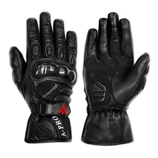 Sport Max Carbon Motocicleta Biker Guantes Deportivos De Cue