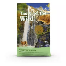 Alimento Taste Of The Wild Rocky Mountain Feline Para Gato Sabor Venado Asado Y Salmón Ahumado En Bolsa De 6.3kg