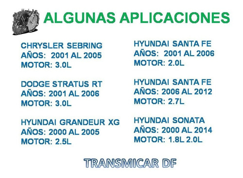 Filtro F4a51 Mitsubishi Galant Diamante Eclipse Hyundai  Foto 3