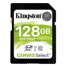 Cartão De Memória Kingston Sds2 Canvas Select 128gb