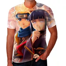 Camiseta Camisa Hinata E Naruto Casal Anime Desenho Kids 11