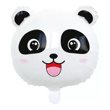 Globo Foil 45x45cm Cara Panda Para Cumpleaños Glam