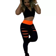 Calça Leg Suplex Fitness Academia Kit C/3 + Tops De Brinde