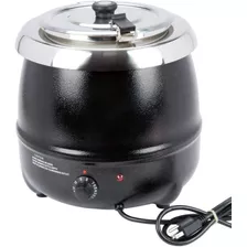 Sopeira Elétrica De Inox Para Pirão E Moqueca 10l Preta 220v