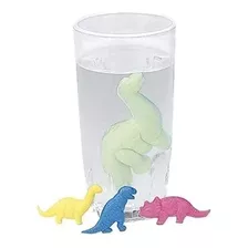 Crecen En El Agua Dinosaurios 24 Unidades Colores Surtidos.