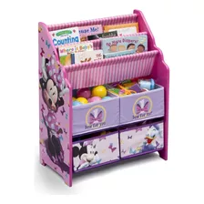 Mueble Organizador Libros Juguetes 4 Cestos Personaje Disney