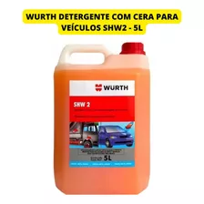 Shampoo Para Lavar Carro E Moto Wurth 5 Litros Com Cera Shw2
