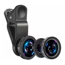  Kit 3 Lentes Para Samsung Fisheye Selfie + Macro + Wide 