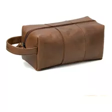 Bolsa De Mão Viagem Necessaire Couro Rústico Cardena Madera