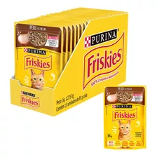 Friskies Kit 15 Sachês Para Gatos Adultos Sabor Peru 85g 