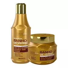 Kit Especial Banho De Verniz Forever Liss Shampoo + Máscara