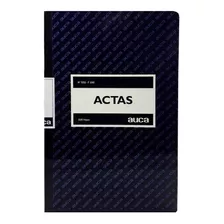 Libro De Actas Auca 100 Hojas Lineal Foliado