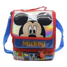 Lunchera Termica Mickey Con Licencia Disney Km256 Original