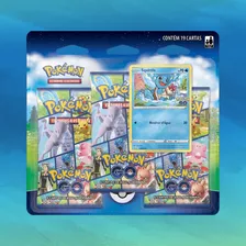 Blister Triplo Pokémon Go Copag Squirtle Cartas Pokemon