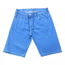Bermudas Jeans Plus Size Masculina Grande Elastano