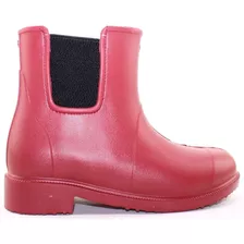 Botas De Lluvia Dama Mujer Caña Corta Livianas Merry Carg