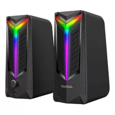 Parlantes Pc Gamer Usb Targa Alpha X 16w Led X6 Modos Stereo