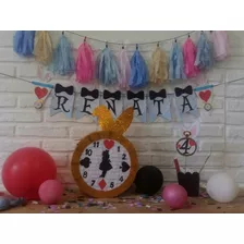 Kit, Decoracion, Piñata Alicia En El Pais De Las Maravillas 