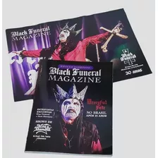 Revista (livro) Black Funeral Mercyful Fate King Diamond 