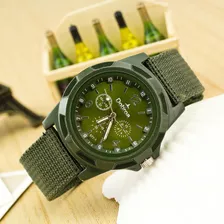 Reloj De Pulsera Analógico De Lona Deportivo Para Hombre, Co