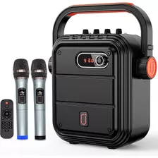 Máquina De Karaoke Jyx, Inalámbrica, De 15 W, 2 Micrófonos