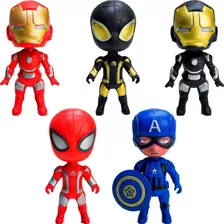 20 Muñecos Avengers Spiderman Ironman Juguete Souvenir Niño 