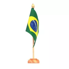 Bandeira Do Brasil De Mesa - 24 Cm