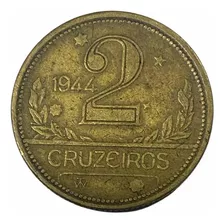 2 Cruzeiros 1944 Sem Sigla- Frete Grátis