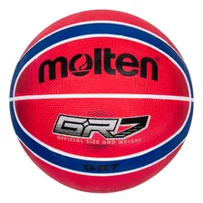 Balón Basquetbol Molten Bc7r Tricolor Hule No. 7 | Sporta Mx Color Rojo