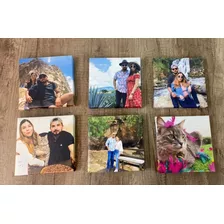 Mini Cuadros Canvas 15x15cm,personalizados Con Frase O Fotos