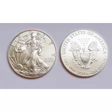 Monedas Mundiales : Usa Silver Eagle 1 Oz. Troy Plata 2021