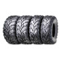 Set 4 Wanda Atv Tires 25x10-12 25x11-12 Fit 10-14 Bobcat Ugg