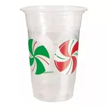 24 Vasos Navidad Desechables Gran 16oz Pep Caramelos Posadas