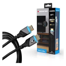 Monster Mhv11026blu Azul Led 6ft Cable Hdmi