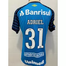 Camisa Jogo Grêmio Goleiro 2021 Azul Brasileiro Americanas