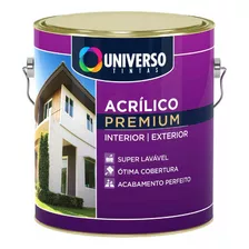 Tinta Acrílica Premium Fosco Cor Branco Neve 3,6 L