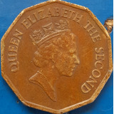 Moneda Queen Elizabeth The Second De 1 Dolar AÃ±o 2000