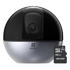 Ezviz Mini C6w-plus-32 Pt Ip 4 Mp Wifi Con Detección Humana Y Seguimiento Inteligente Ideal Para Uso Interior Con Ranura Y Micro Sd De 32gb Con Audio C6w Bidireccional 