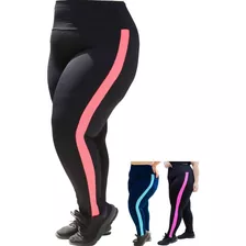 Calça Legging Plus Size Cintura Alta Não Fica Transparente