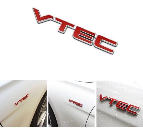 Emblema Metal Vtec Adherible Honda Accord Civic Crv Odyssey  Foto 2