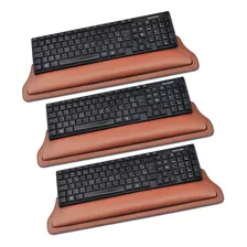 Kit De Apoios Ergonomico Para Teclado Em Couro*3006 Galvani