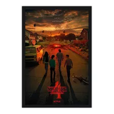 Quadro 64x94cm Stranger Things - 4 Temporada - Séries - 92