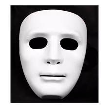 Mascara Negra Sin Expresión Teatro Halloween Mimo