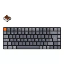 Teclado Mecanico Wireless Keychron K3 Version 2 Rgb Qwerty Brown Switch Hotswappable Distribución Iso Español Us Low Profile Bluetooth Gamer Coder Pc Mac Tamaño Layout 75%